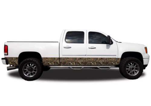 Max 5 Camo Pattern 12" Wide Rocker Panel Kit - Click Image to Close